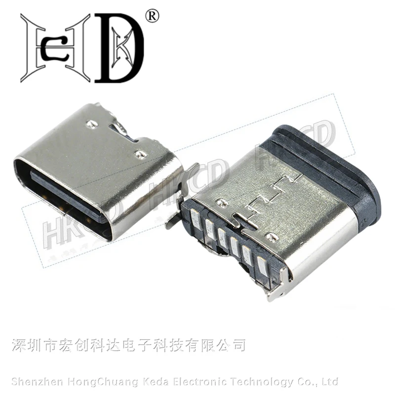 10Pcs Type C 6P Int…