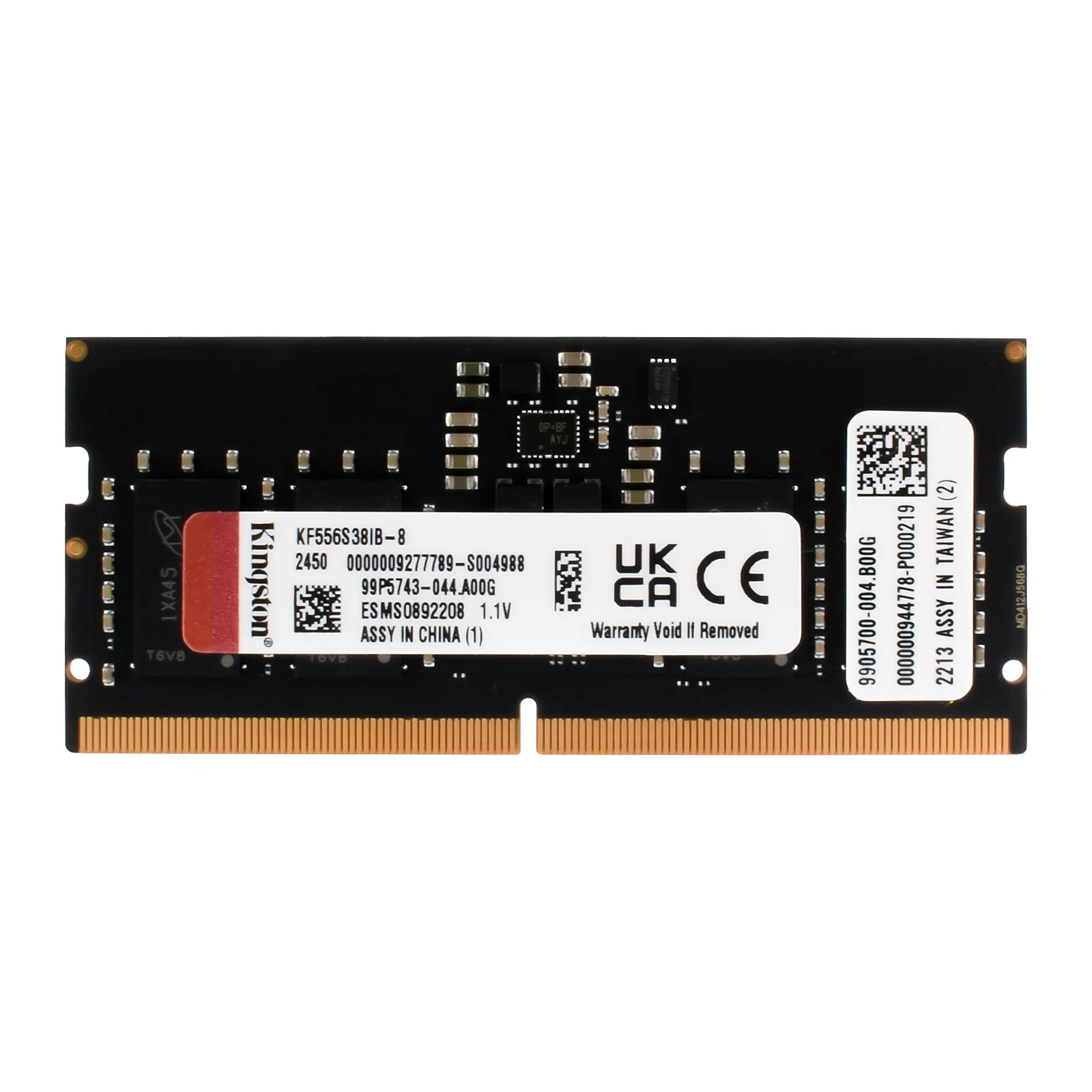 Kingston Laptop Ram DDR5 8GB 16GB 32GB 4800MHz 5200MHz 5600MHz SODIMM PC5-34800 PC5-41600 1.1V 262Pin Notebook Memory