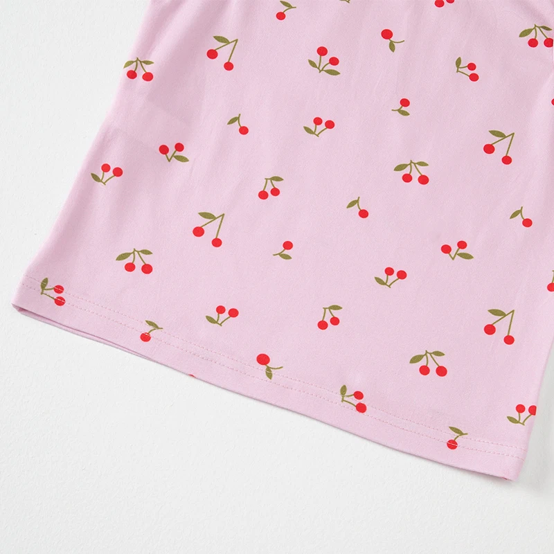 4-teiliges Set für Mädchen: Süße, bedruckte, mehrfarbige Kombinationsweste, ärmelloses T-Shirt für kleine Mädchen, lässiges Oberteil – Detail 19