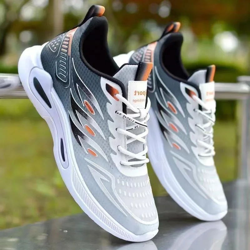 Designer High Quality Sport Shoes Male Shark Shoes For Men Brands 2024 With Big Soles Sports And Leisure Net Sneakersy Tennis