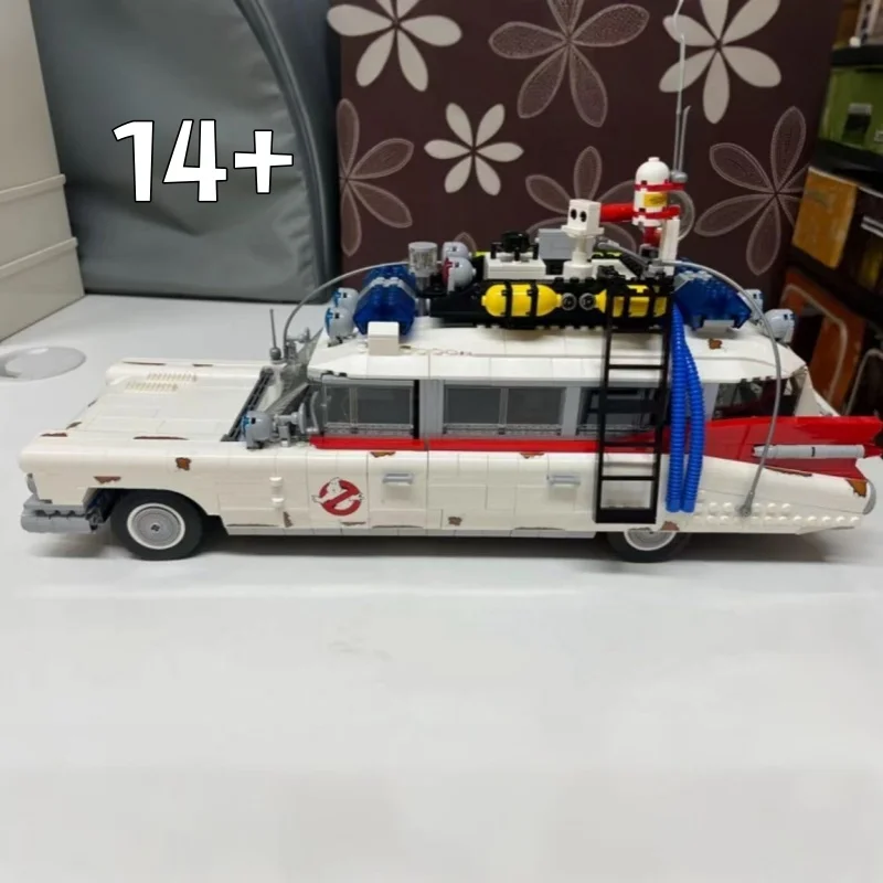 

New 2026 Party gifts Ecto-1 Building Blocks Car Model Display Bricks Ornament for Kids Adults Birthday Christmas Gifts 10274