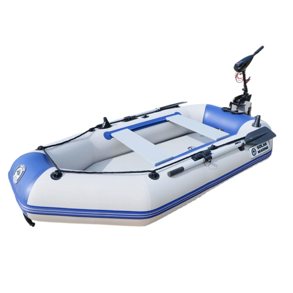 

2.7m Air Mattress Floor PVC Inflatable Pontoon Fishing Boat Optional Thrust boost Trolling Motor