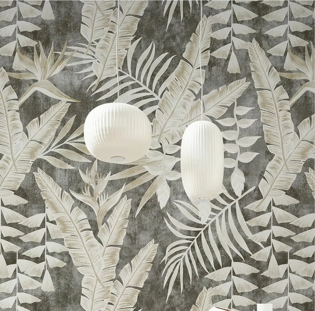 Personalizzato giraffa jungle lush tropical rainforest large mural cafe wallpaper per soggiorno carta da parati autoadesiva home decoratio