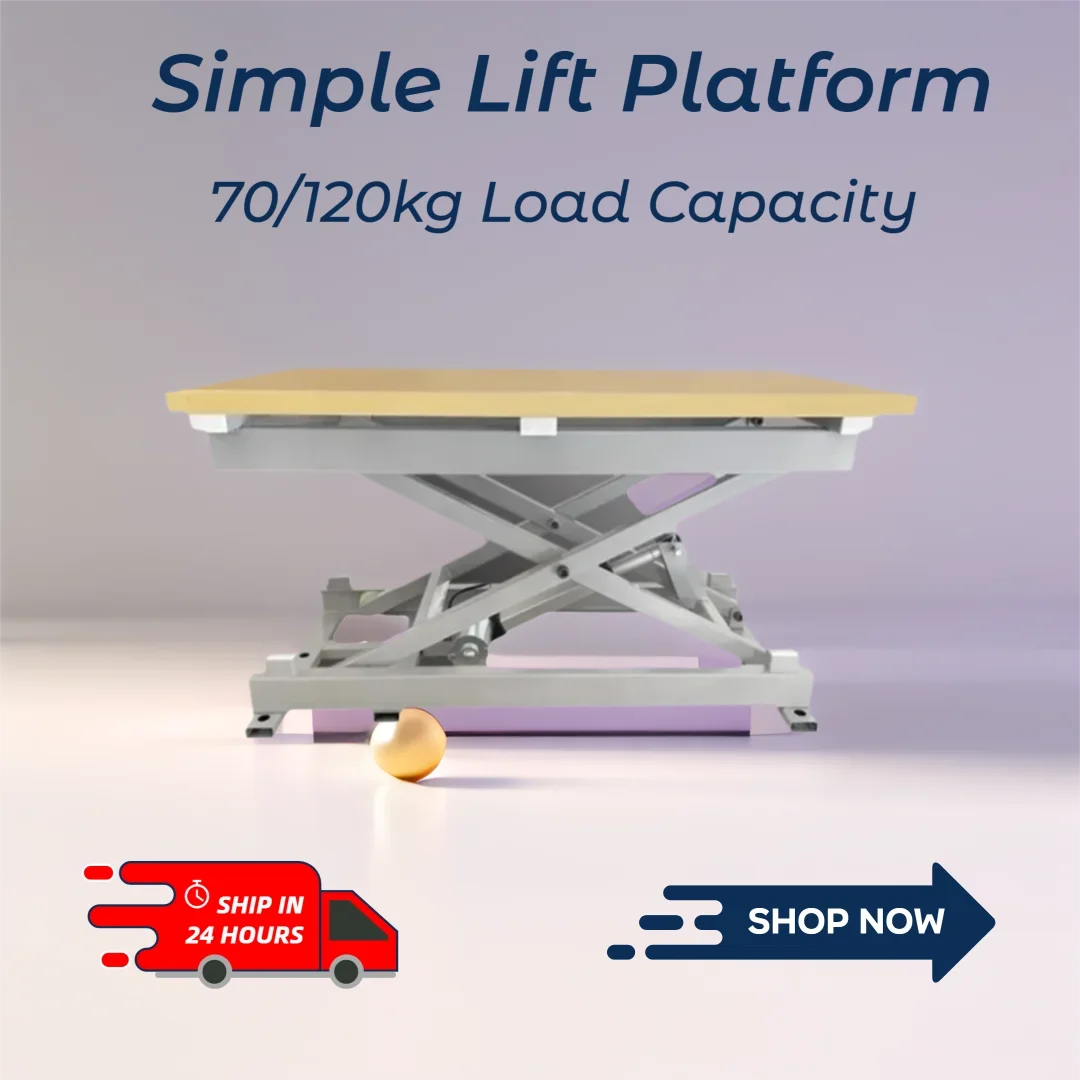 70/120 kg Eenvoudige elektrische liftbeugel Schaarlift Elektrische lift Platformbehandeling Magazijn Transportapparatuur