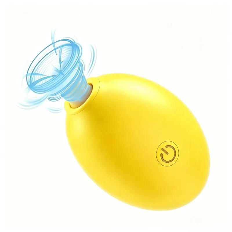 Zitronenförmiger Vagina-Saugvibrator für Frauen Vakuum-Klitoris-Stimulator Weiblicher Oral-Nippel-Klitoris-Sauger Vibrierendes Erwachsenen-Sexspielzeug in Rosenform