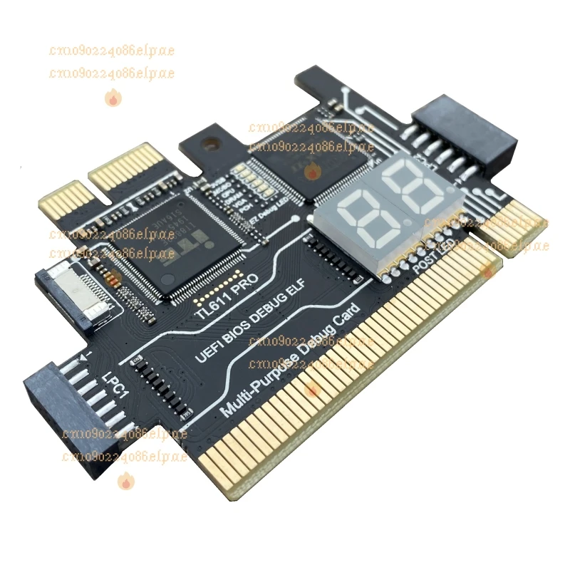 

Диагностическая карта TL611 PRO для настольных ПК, материнских плат PCI и ноутбуков (отладочная карта PCI-E)
