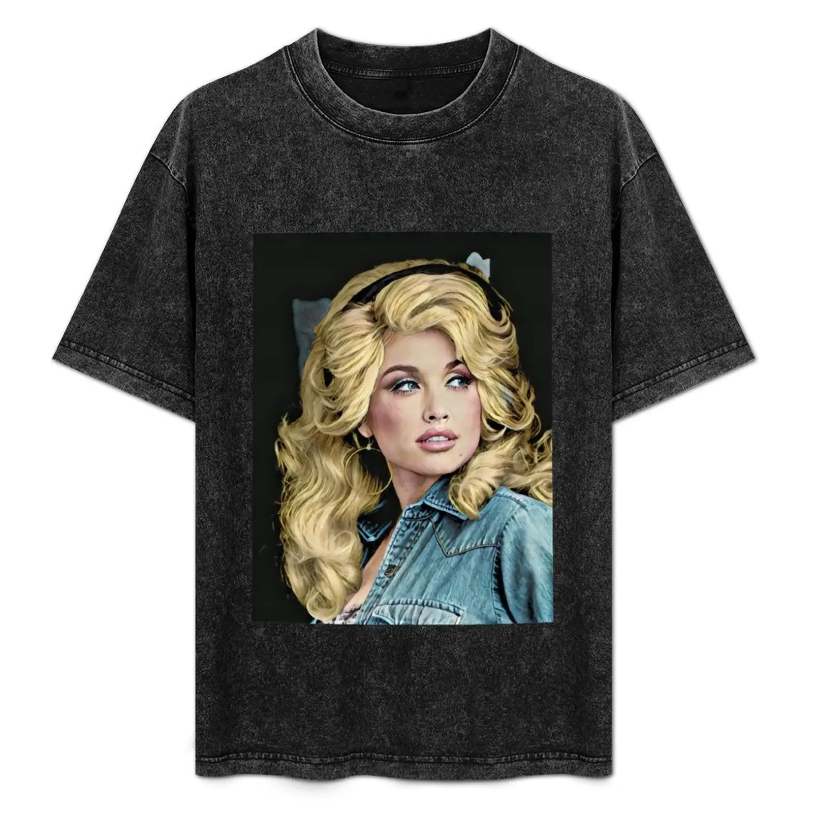 vintage dolly gift parton for lovers T-Shirt plus size tops baggy shirts plain men tshirt