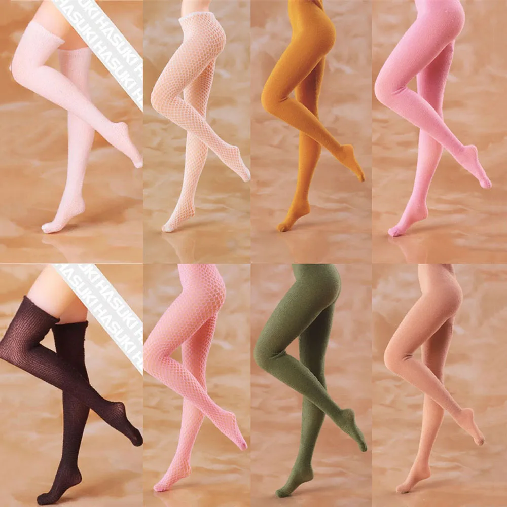 HASUKI SA01 SA04 SB01 SB04 1/12 Soldier Pantyhose Tight Elasticity 3D Shereo Fishnet Stockings For 6