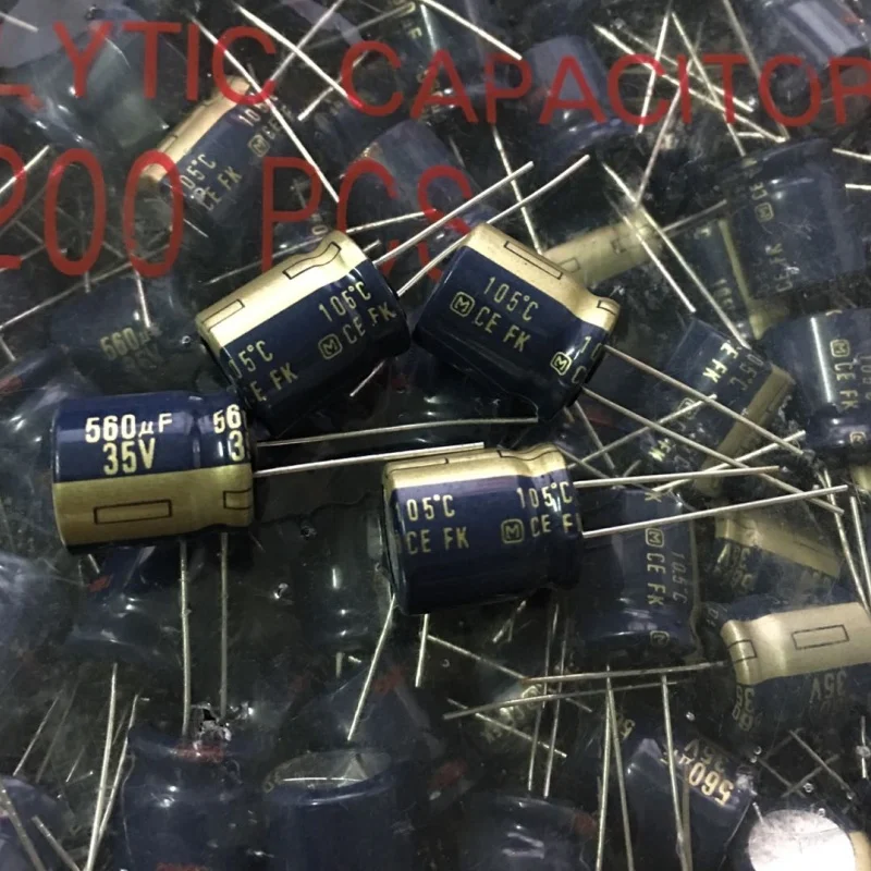 

10PCS 560UF 35V Panasonic Fever Audio Capacitor 35V 560UF 12.5X16 FK Same as FC