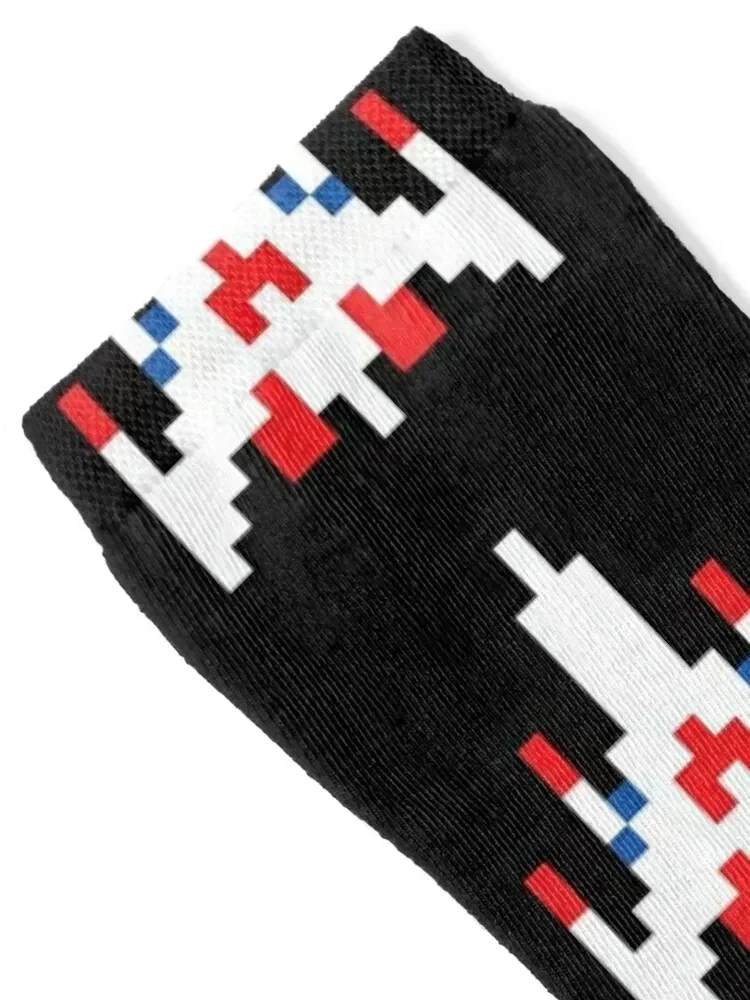 Retro classic arcade video game spaceship Socks Stockings man loose halloween sheer Men Socks Women's