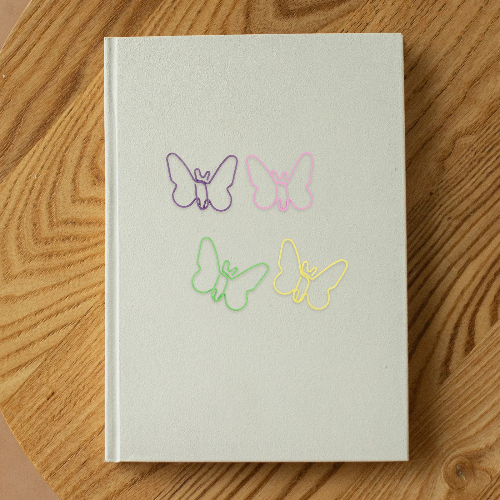 

100pcs Butterfly Shape Paper Clips Metal Cute Stationery Decorative Bookmarks Clips For School Office Supply Kids Teachers