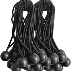 Bungee Cord With Ball 10pcs Elastic Tarp Bungees Tent Strap Canopy Bungee Cords With Ball Tarp Bungee Cords For Canopy Tarp