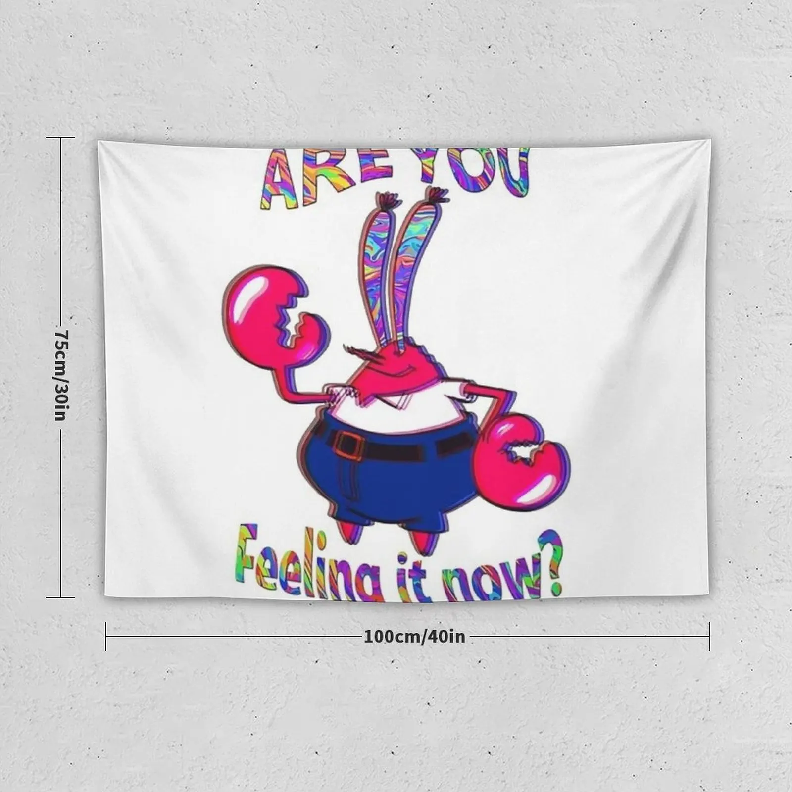 mr krabs Tapestry Aesthetic Home Decor Room Decor For Girls Aesthetic Room Decoration Tapestry