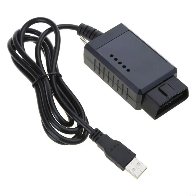 Elm 327 Chip Code Reader USB Diagnosis on for Windows with V1.5 PIC18F25K80 Chip OBD2 Adapter for Lin-coln Ma-zda Mer-cu