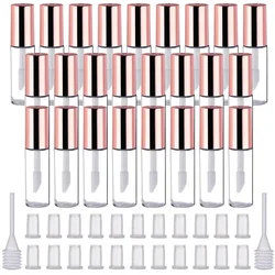 34pcs 1.2mL Mini Empty Lip Gloss Tube with Rubber Inserts and Transfer Pipettes for Lip Samples Travel Split Charging DIY Makeup