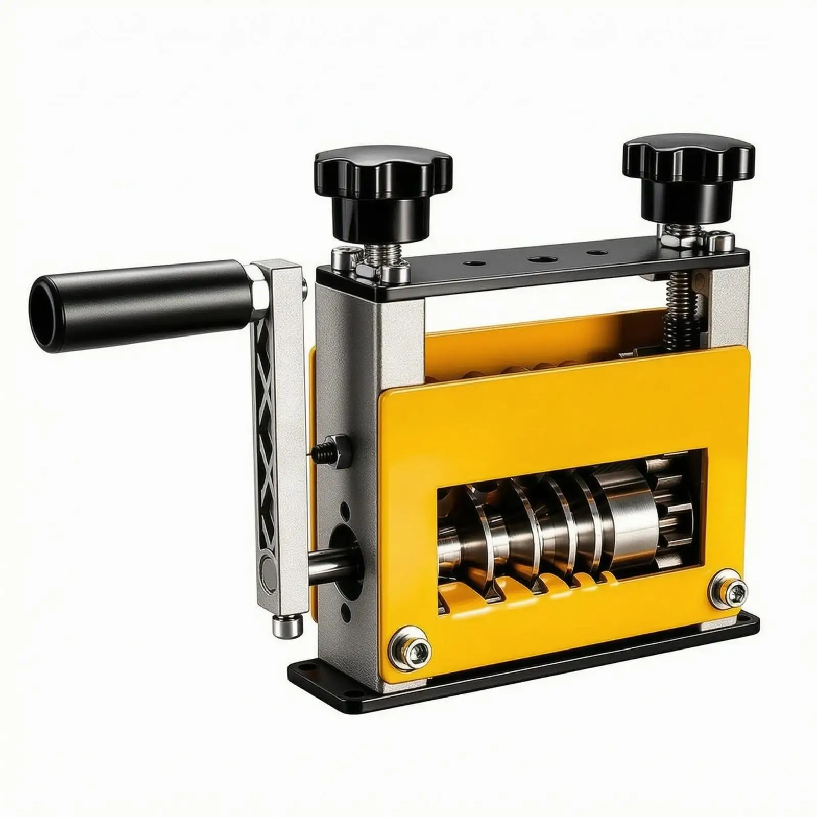 Wire Insulation Removing Machine for Copper Recycling Workshop Sturdy Alloy Build with Adjustable Tension Control Knobs