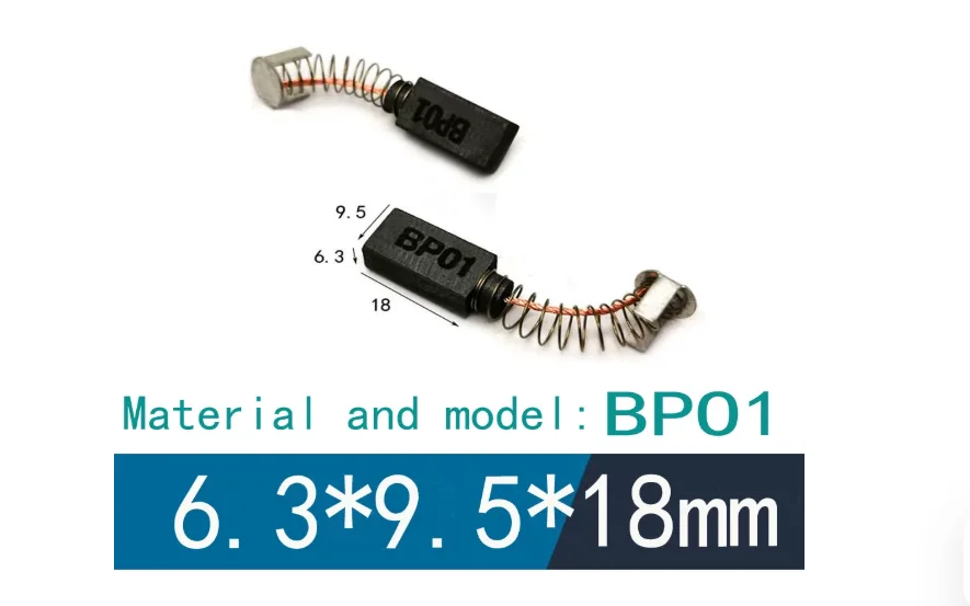 2PCS 5*6*12mm,4*6*8,6*8*16,3.5*4.5,Carbon brush for X-band radar scanning device,marine radar carbon brush,apply for JRC/FURUNO