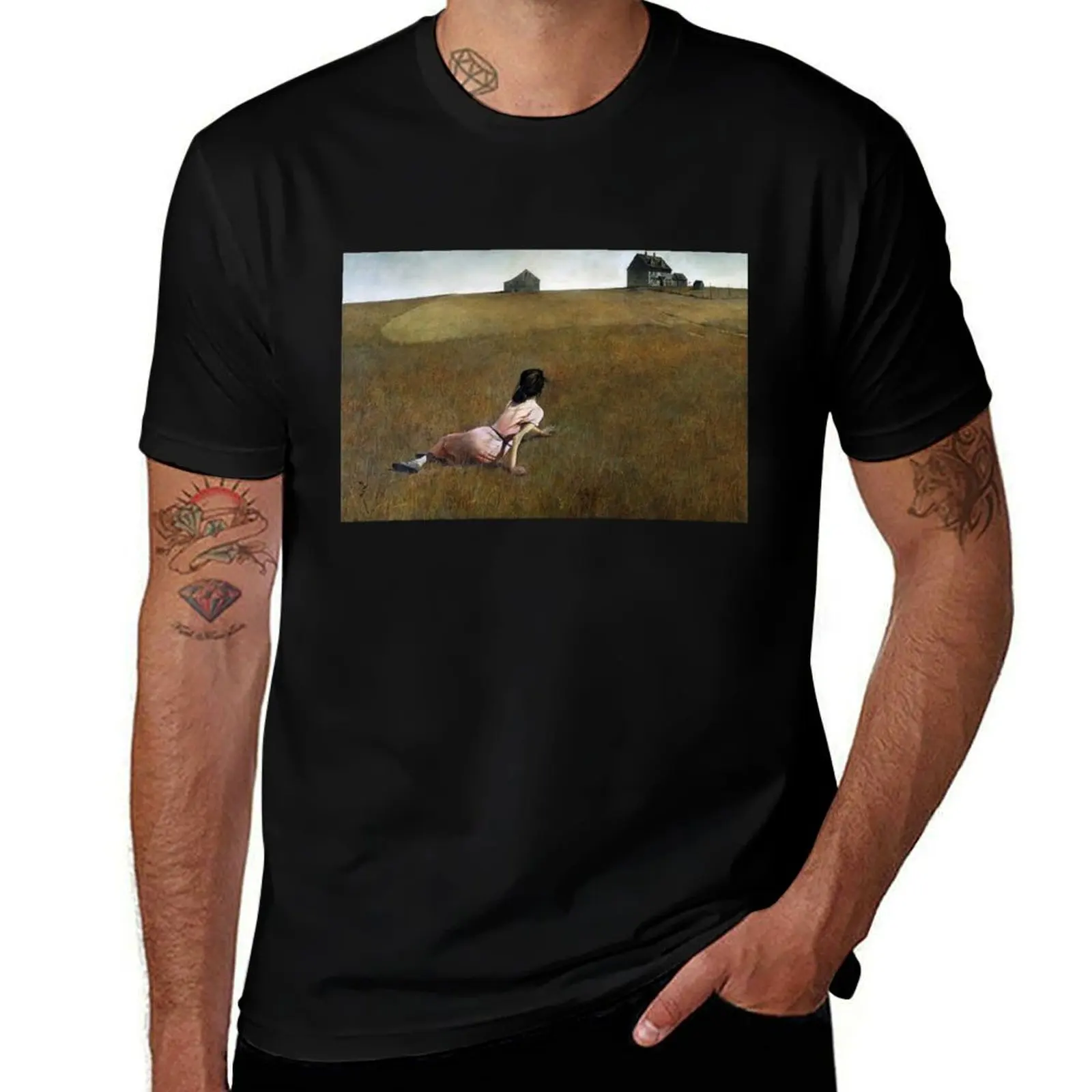 

Christina's World Painting T-Shirt t shirt man cotton man t shirts for men T-Shirt