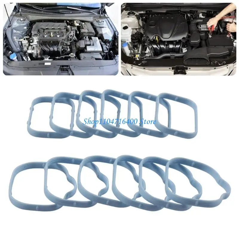 y1gd 12pcs Engine Manifold Gaskets High Temperature Resistant for MS97204 3.6L