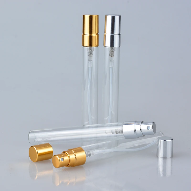 50Pieces/Lot 10ML Perfume Bottle With Customizable Logo Paper Boxes Empty Atomizer Spray Glass Perfume Bottle