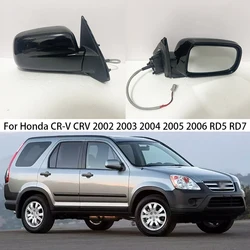 For Honda CR-V CRV 2002 2003 2004 2005 2006 RD5 RD7 Outer Exterior Side Rearview Rear View Mirror Assy  Heated 3 Wire 5 Wire
