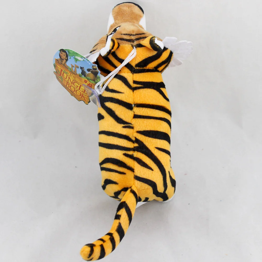 Il libro della giungla Shere Khan Tiger peluche da 8,5 pollici, bambola di peluche del film di peluche della mitologia nera del film dei cartoni animati