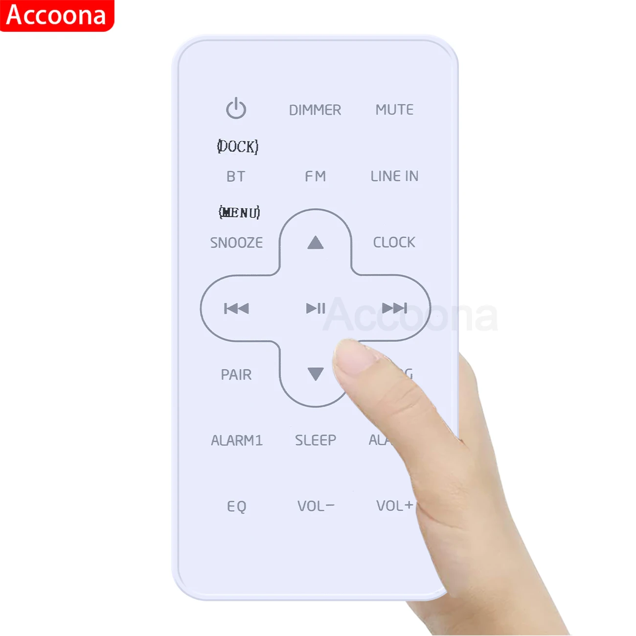 Remote control for RSR DS411  pure acoustics stage SKYWORTH BROOKSTONE STUDIO