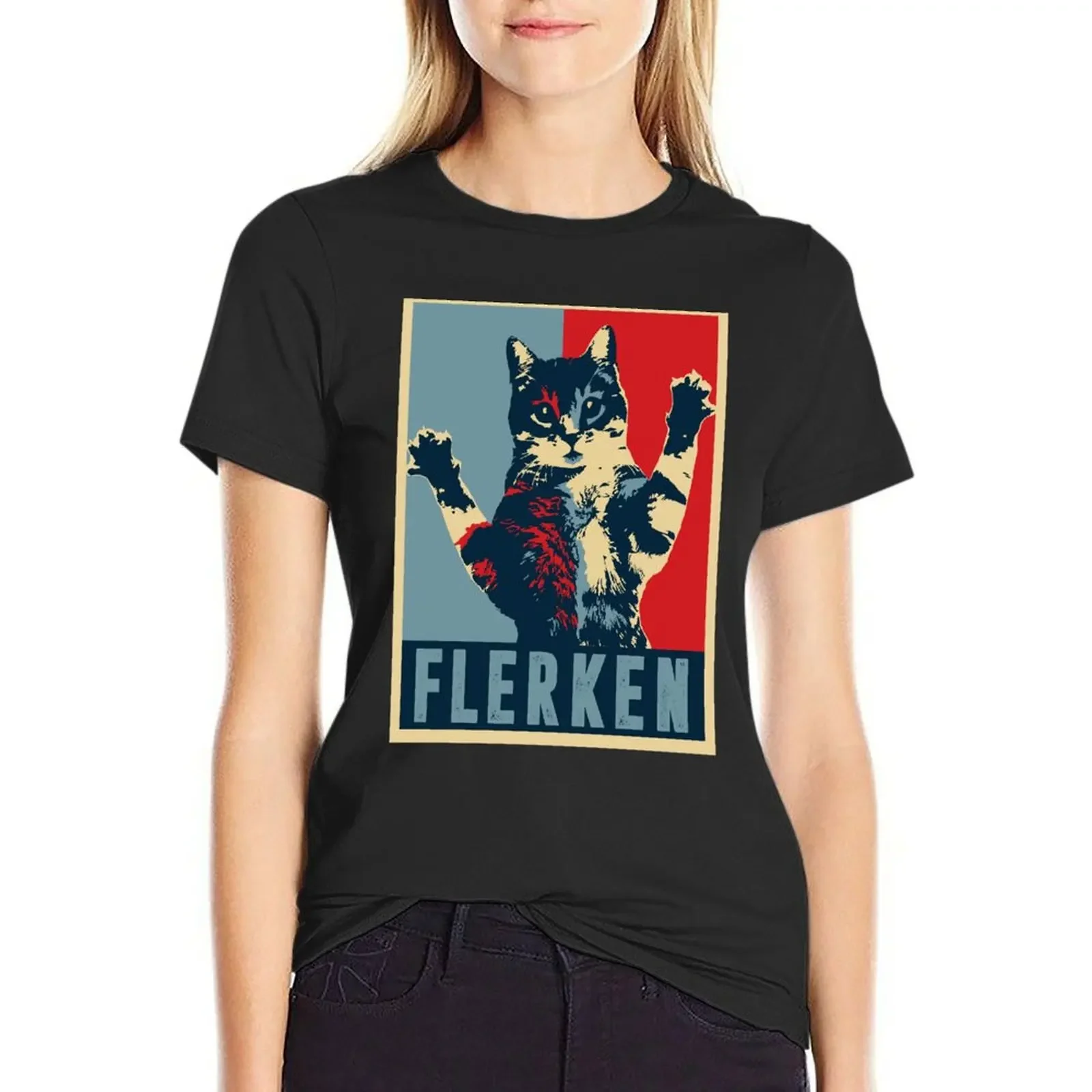 

Flerken T-shirt plus size tops Female clothing tshirts woman