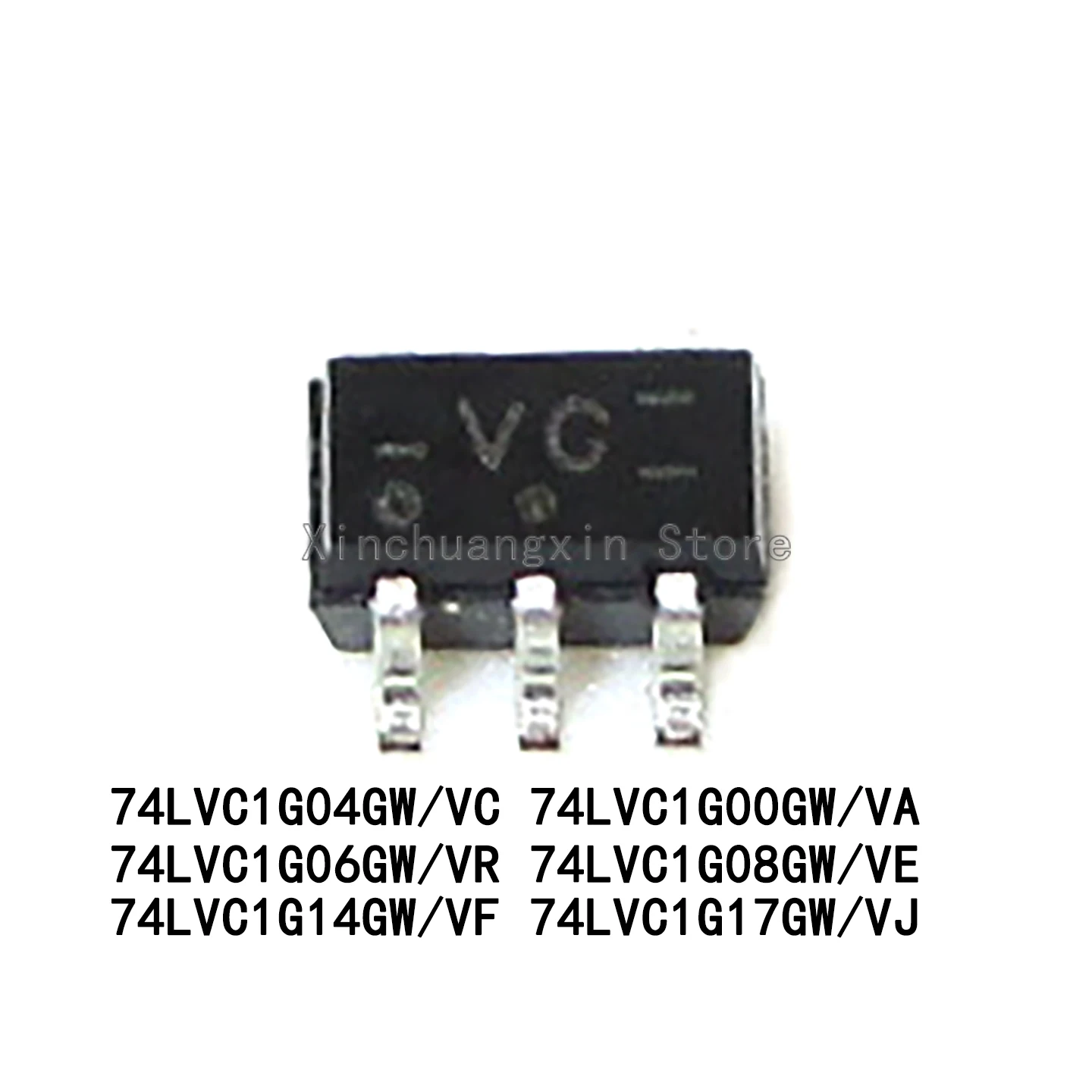 10PCS 74LVC1G04GW 74LVC1G00 74LVC1G06 74LVC1G08 74LVC1G14 74LVC1G17GW SOT-353 Silk-screen VC VA VE VF VJ Logic Chip