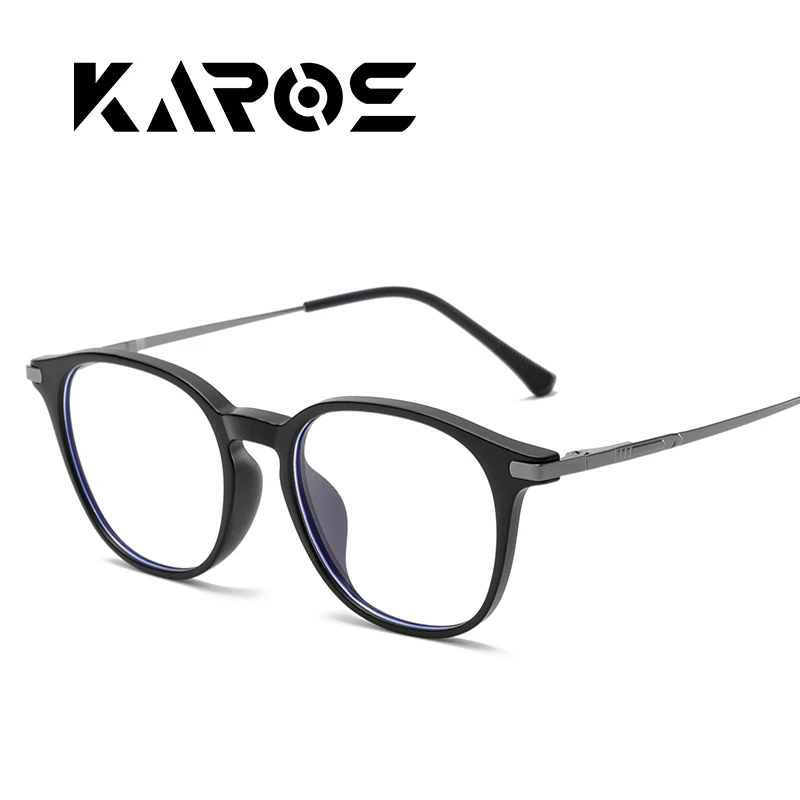 نظارات KAROS النسائية الكلاسيكية الكلاسيكية ذات العين القطة وصفة طبية لقصر النظر نظارات تقدمية بفلتر الضوء الأزرق نظارات القراءة