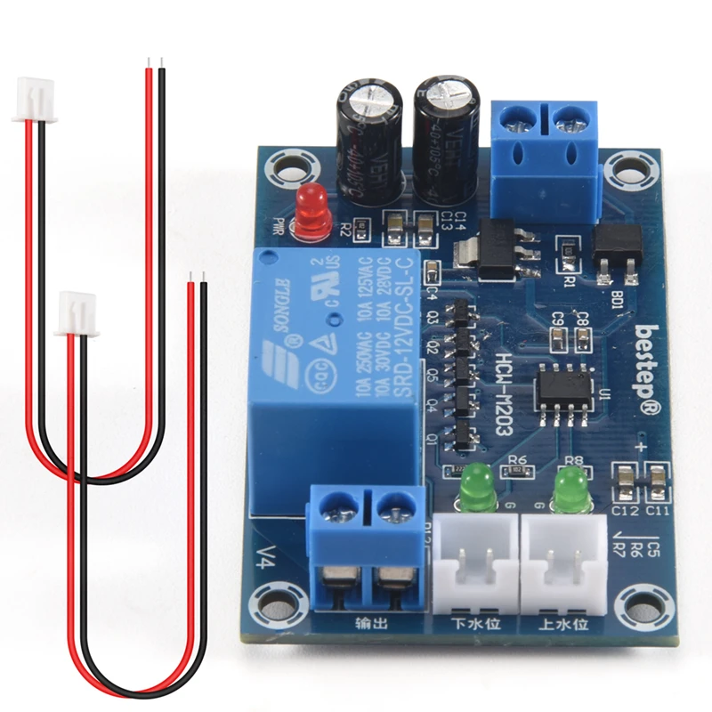 ABGI-Xh-M203 Modulo interruttore pompa regolatore livello acqua completamente automatico Sensori relè AC/DC 12V