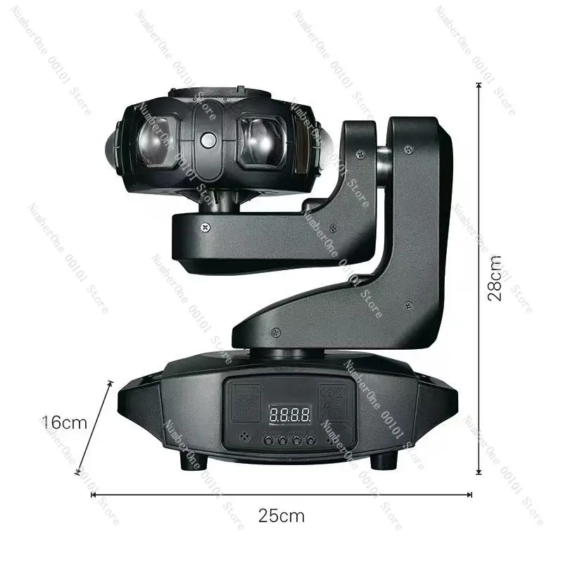 6x40W UFO Meteor Wheel Moving Head Light RGBW Beam Wash Rotating Alien Stage Light For Club Party Show
