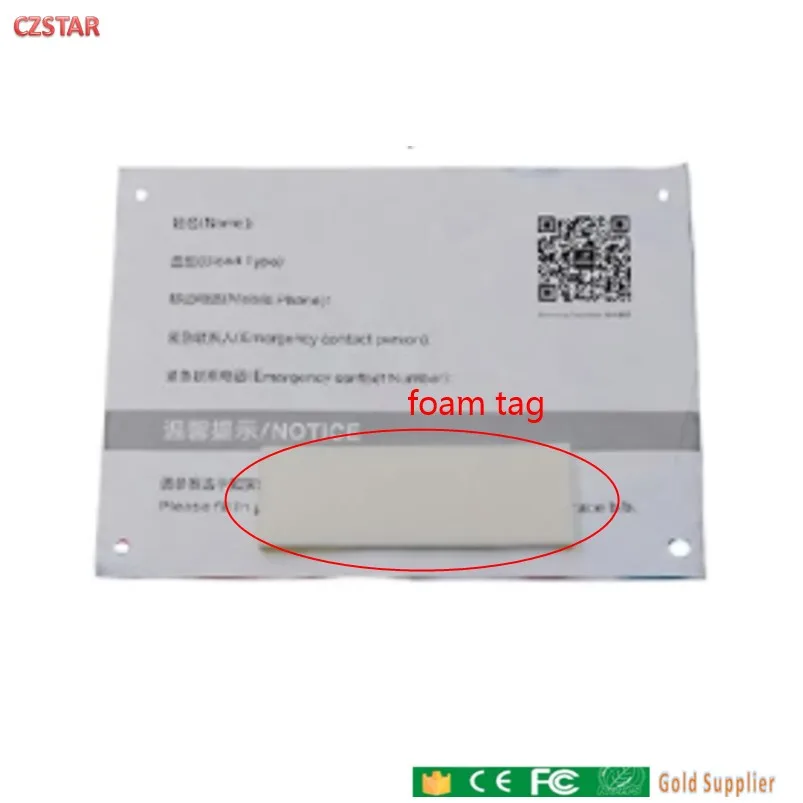 50 Uds etiquetas RFID sistema de cronometraje deportivo chip Marathon bicicleta smartrac dogbone impinj r6 uhf rfid babero etiqueta número