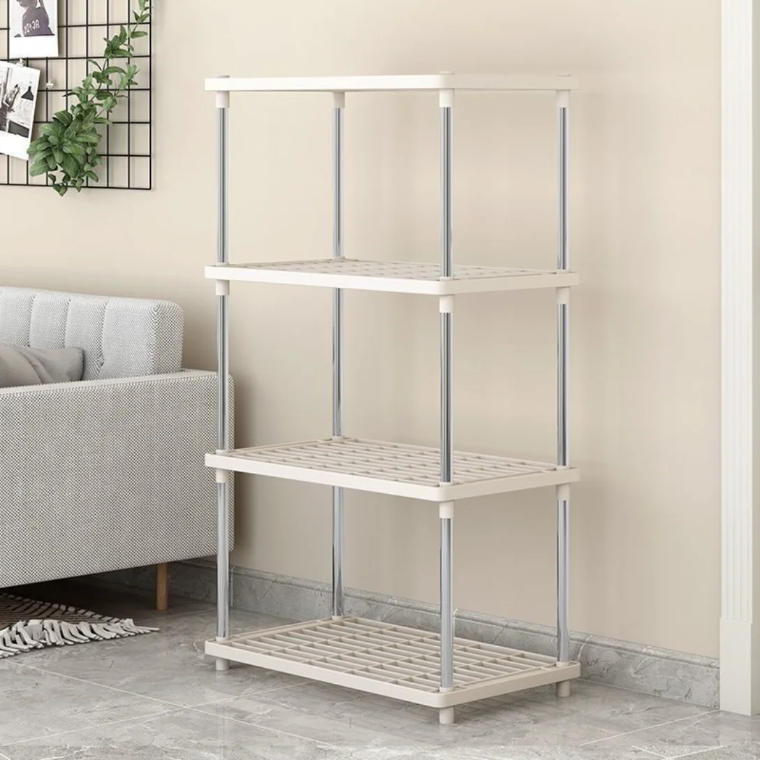 

1PC Multi-Level Storage Rack For Kitchen And Bathroom, Snack Storage Rack For Floor In The Living Area
