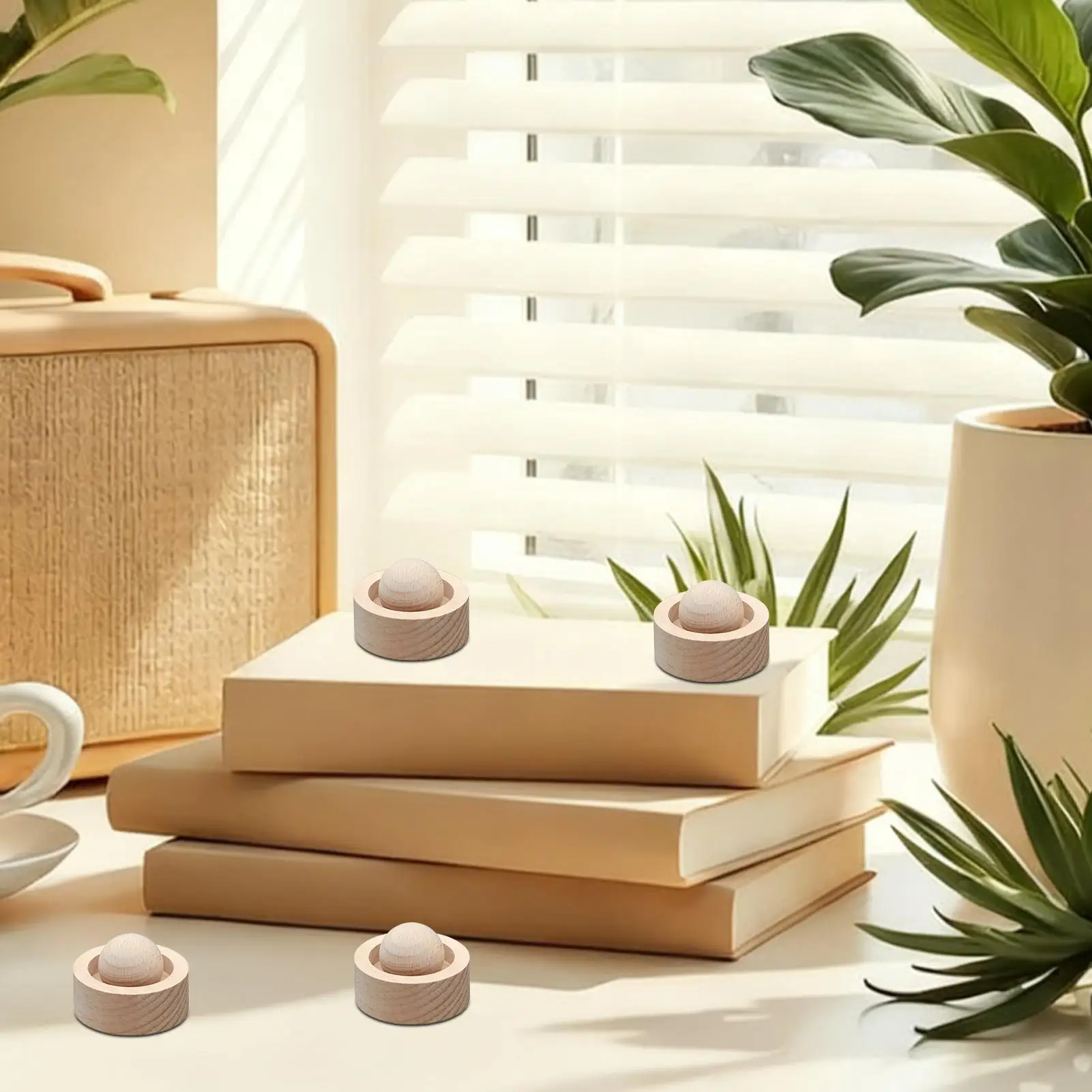 Wood Diffuser Air Purification Table Decoration Auto Aromatherapy Diffuser for Office Travelers College Students Dormitory