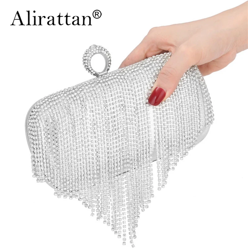 

Alirattan Ladies Evening Bag Clutch Fashion Evening Bag 2024 New Design Shoulder Hand Messenger Bag Offers Direct Sales