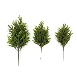 36/40/50cm Artificial Hanging Plant Pine Tree Branch for Christmas Tree DIY Garland Wreath Wedding New Year Home Table Setting