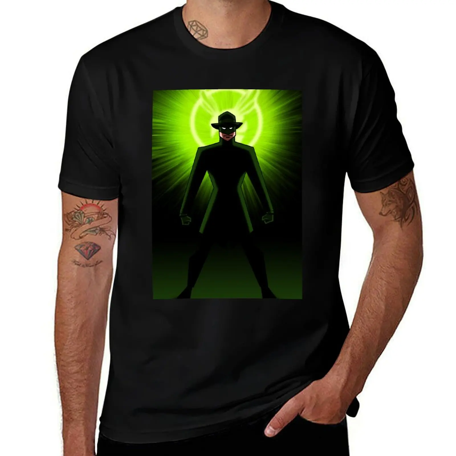 

GREEN HORNET T-Shirt Big and Tall Solid Color T-Shirt