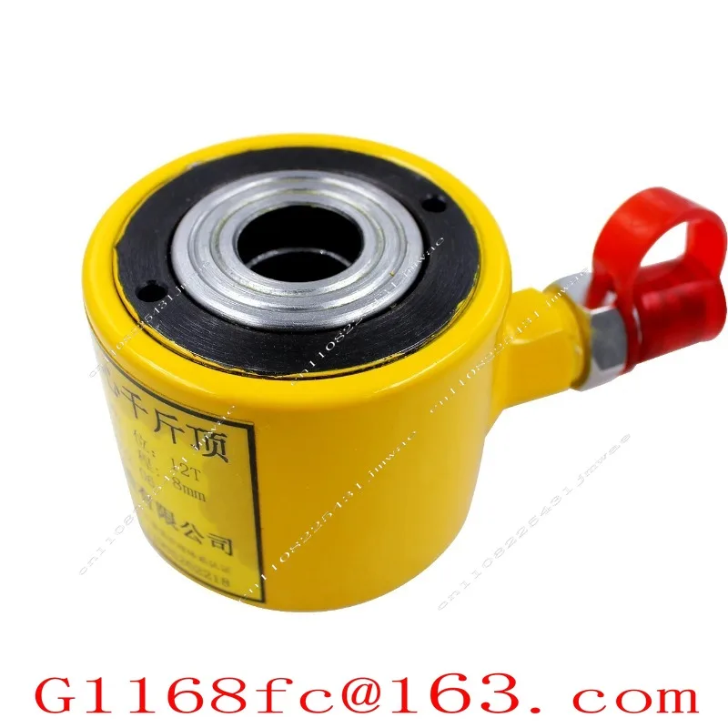 RCH-120 12T Hollow Hydraulic Jack 8mm Unidirectional Separate Hydraulic Cylinder 56mm Height