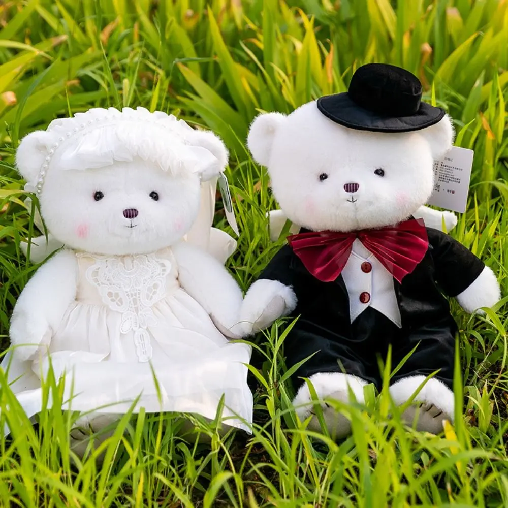 

Свадебное платье Медведь Плюшевая игрушка ПП Хлопок Пара Медведи Плюшевый медведь Кукла Мультфильм 30/40 см Мягкая подушка для детей Девочки Мальчики