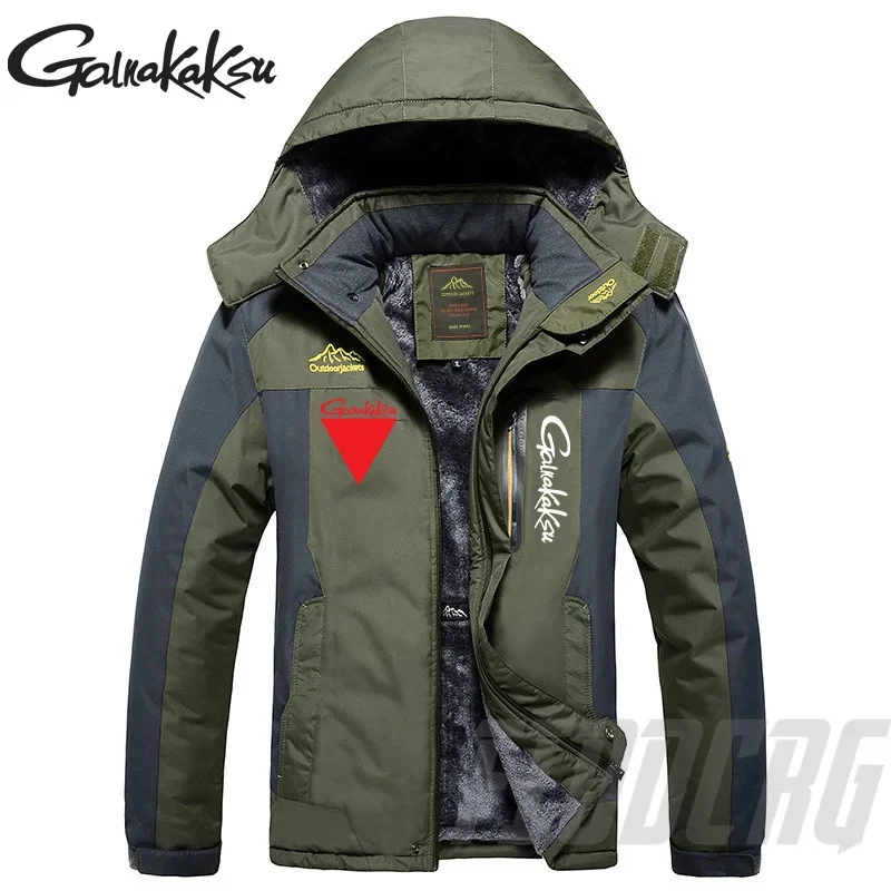 New Jackets Fishing Clothing Winter Autumn Waterproof Warm Fishing Jackets Men Fleece Thick Outdoor Fishing Coats M-9XL