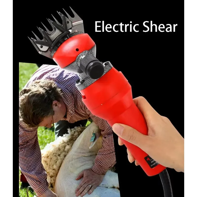 for 220V 750W Electric Sheep Shearing Machine Flexible Shaft Goat Wool Clipper Scissors Cutting Tool Farm Animal Grooming