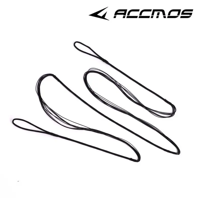 

16/14 stands Archery Accessories Black Bowstrings Bow Strings For Recurve Bow Longbow 131/136cm