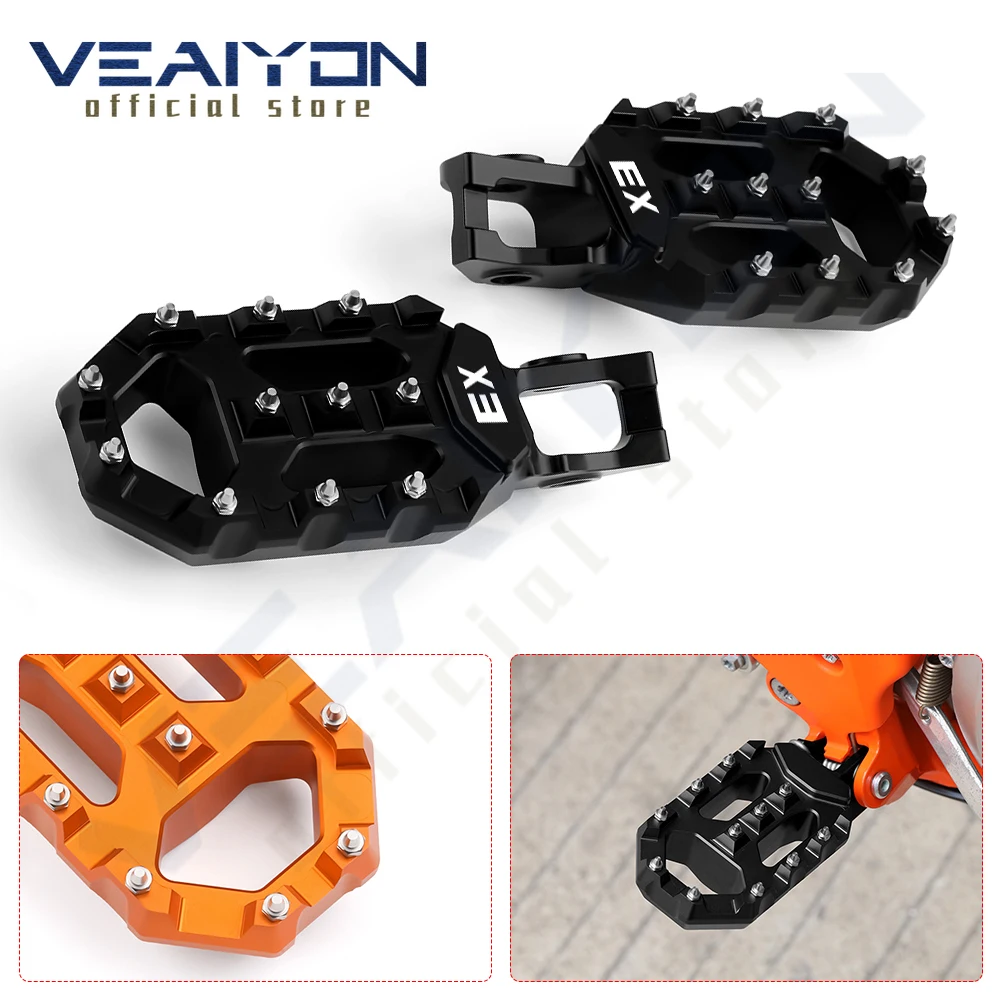 

Для EX 250F/350F/450F EX250 EX300 EX250F EX350F EX450F 2022 2023 аксессуары для мотоциклов подножки педали подножки подножки