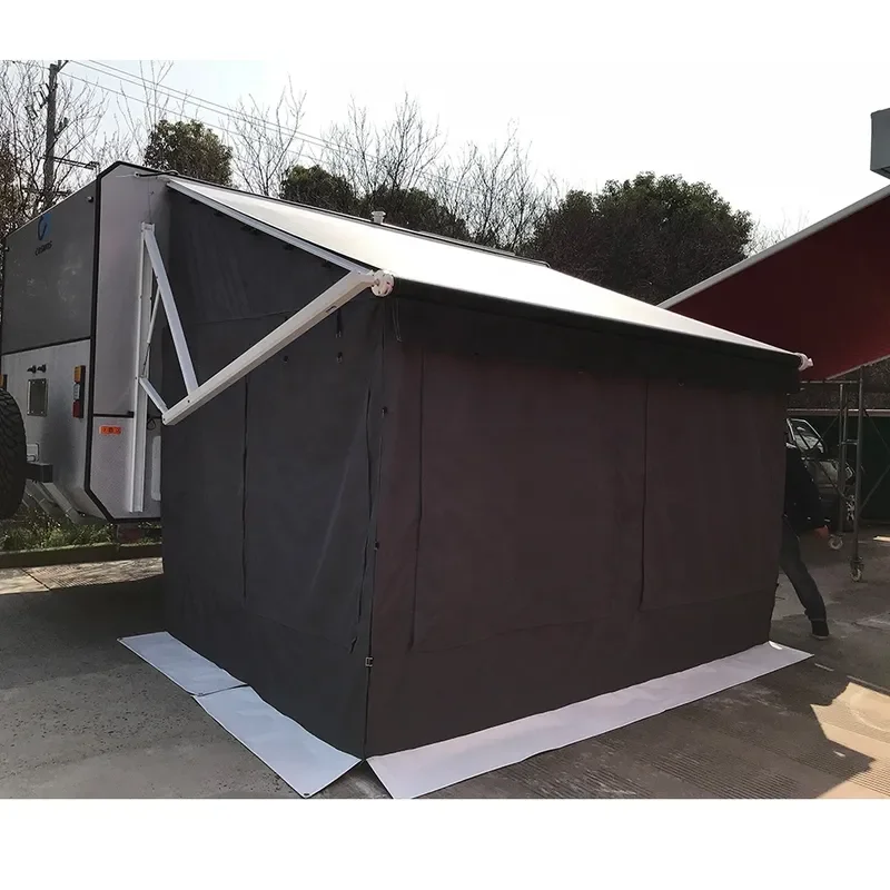 for RV Sun Retractable Camping Camper Caravan Awning Tent