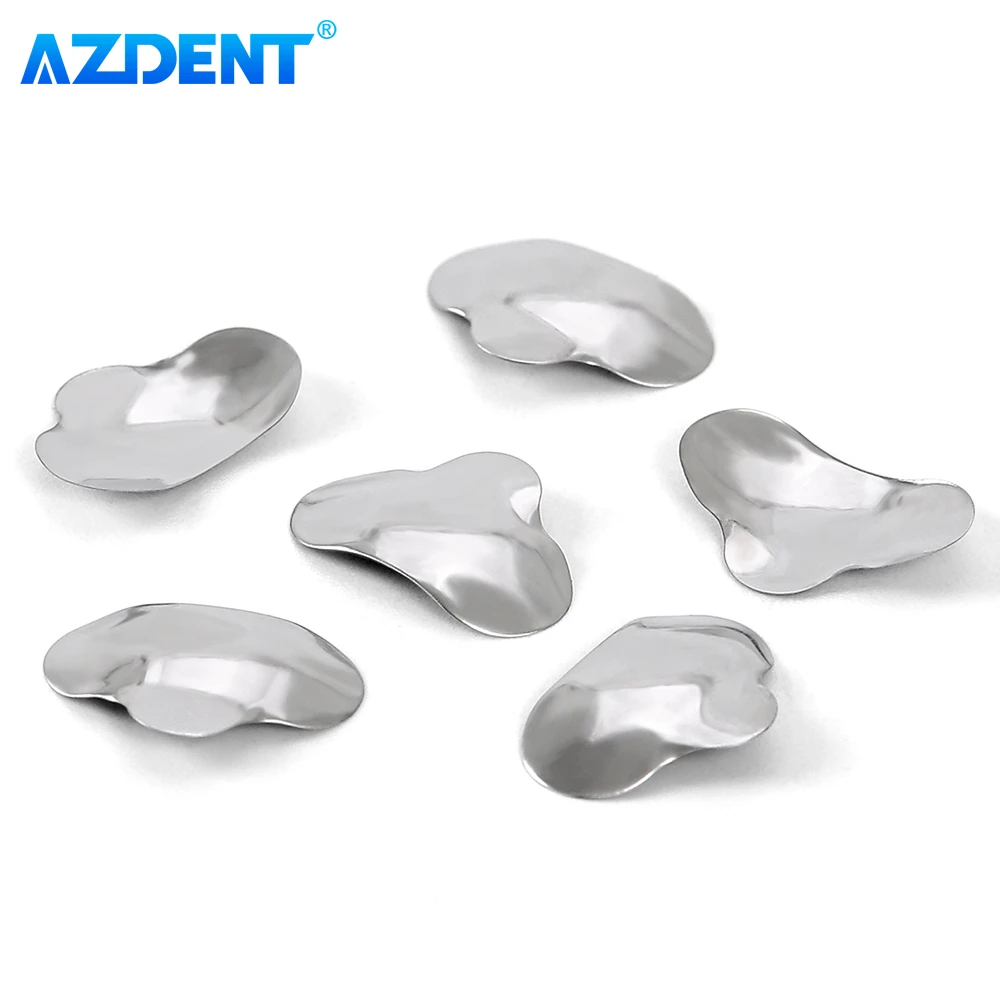 100pcs/Box Dental Matrix Sectional Contoured AZDENT Filling Molding Sheet 1.398 Metal Matrices Band Forming Clip