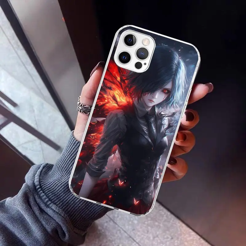 G-Ghoul Tokyo Touka Kirishima Phone Case For Apple iPhone 11 12 13 Mini 14 15 16 Pro Max X XR XS 7 8 Plus SE Pattern Soft TPU Ba