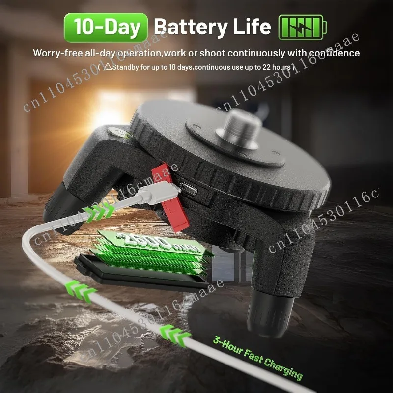 Laser Level  Adapter 360-Degree Rotating Base for Laser Level Tripod Horizontal D01 Micro-adjust FineTurning Pivoting