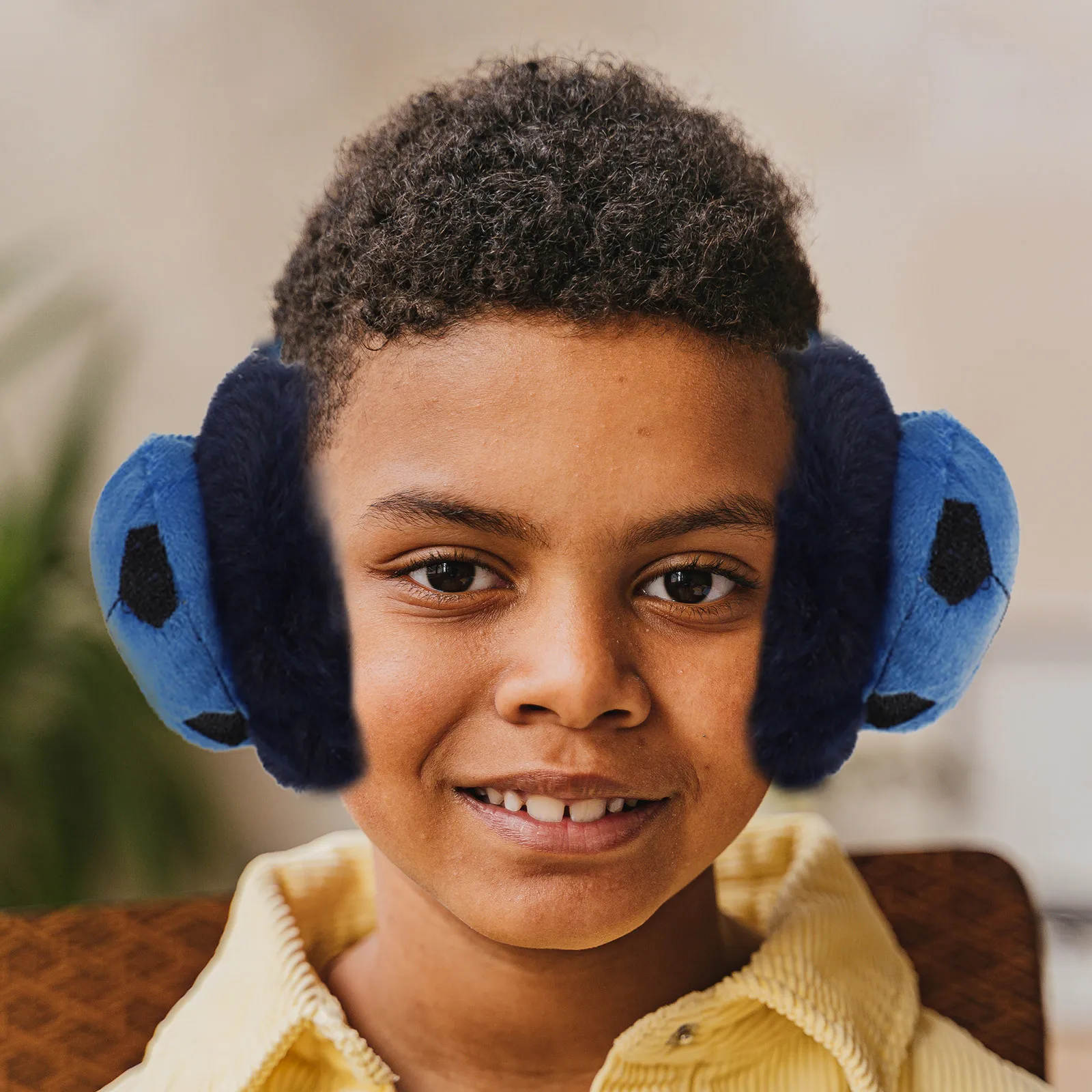 1Pcs Boys Ear Muff Winter Ear Warmer Soccer Modeling Comfortable Protective Cover Outdoor Warm-Keeping Earmuff