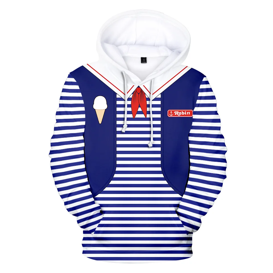 

Funny Pattern Sailor Suit Men's Hoodies Sweatshirts Spring Streetwear Long Sleeve 3D Print Pullover Hip Hop With Hood Jackets